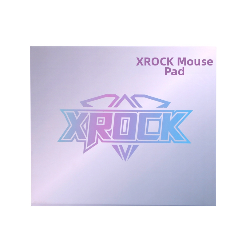 Kutija za pakiranje svjetleće podloge miša, od tvrdog kraft papira, otisak logotipa, hot stamping, UV tisak i reljef