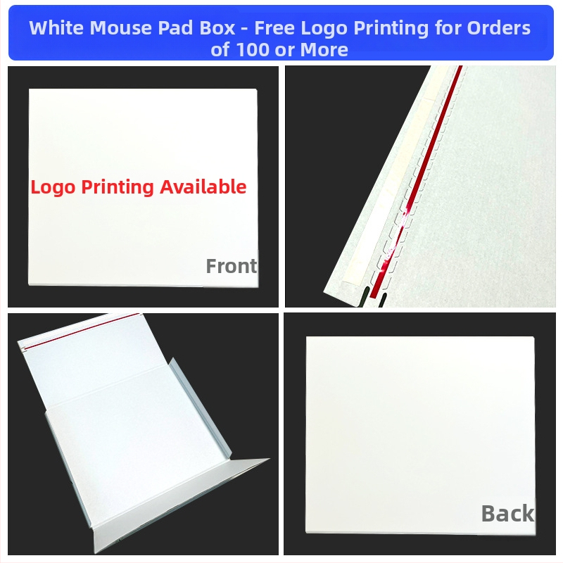 Kutija za pakiranje svjetleće podloge miša, od tvrdog kraft papira, otisak logotipa, hot stamping, UV tisak i reljef