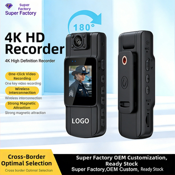 Prenosná magneticky otáčajúca sa kamera na bicykel so záznamom 4K Ultra HD, IPS 1,5-palcovou obrazovkou, MicroSD úložiskom, elektronickou stabilizáciou obrazu