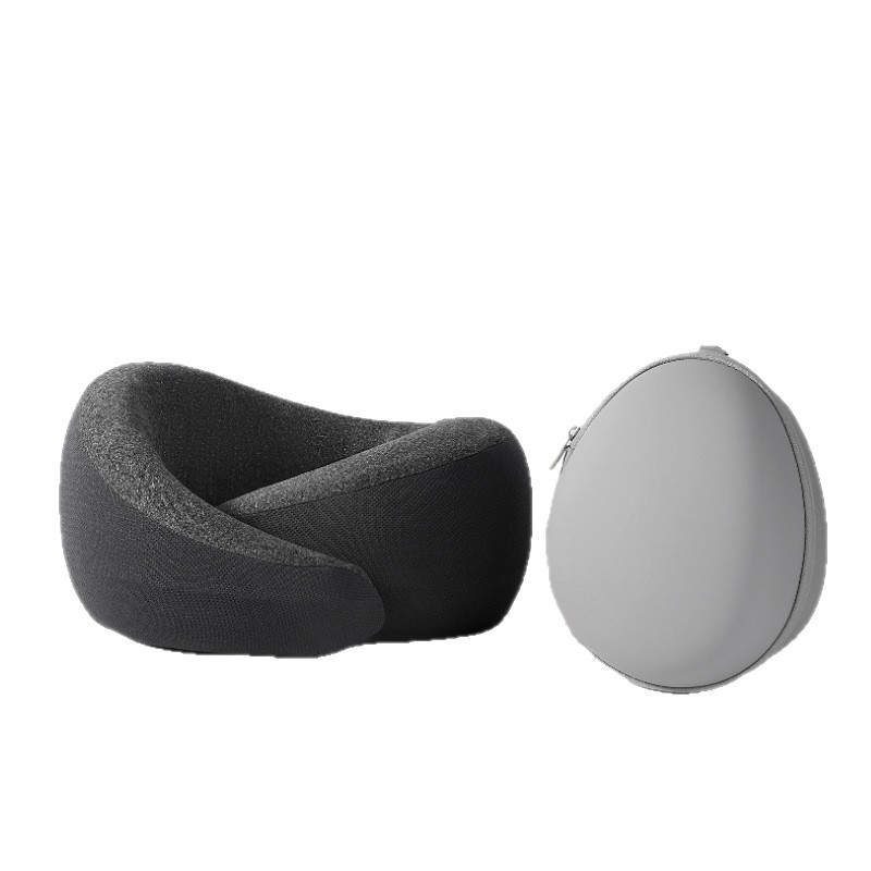 Αφρός μνήμης μαξιλάρι αυχένα ταξιδιού σε σχήμα U με κάλυμμα από μεταξωτό γάλα, μινιμαλιστικό στυλ, Σειρά Snail Pillow, για όλες τις ηλικίες