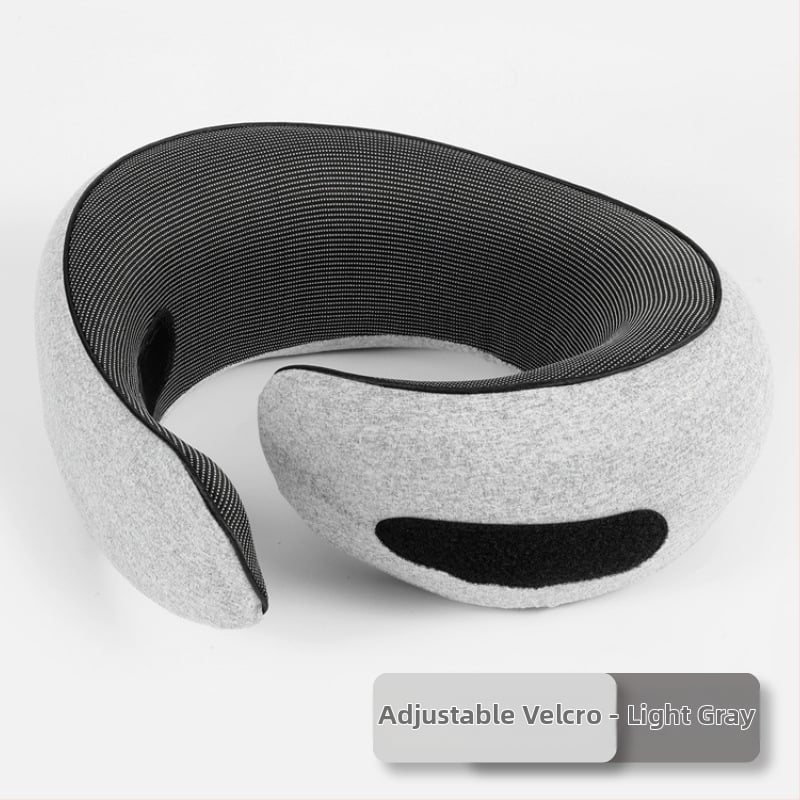 Αφρός μνήμης μαξιλάρι αυχένα ταξιδιού σε σχήμα U με κάλυμμα από μεταξωτό γάλα, μινιμαλιστικό στυλ, Σειρά Snail Pillow, για όλες τις ηλικίες