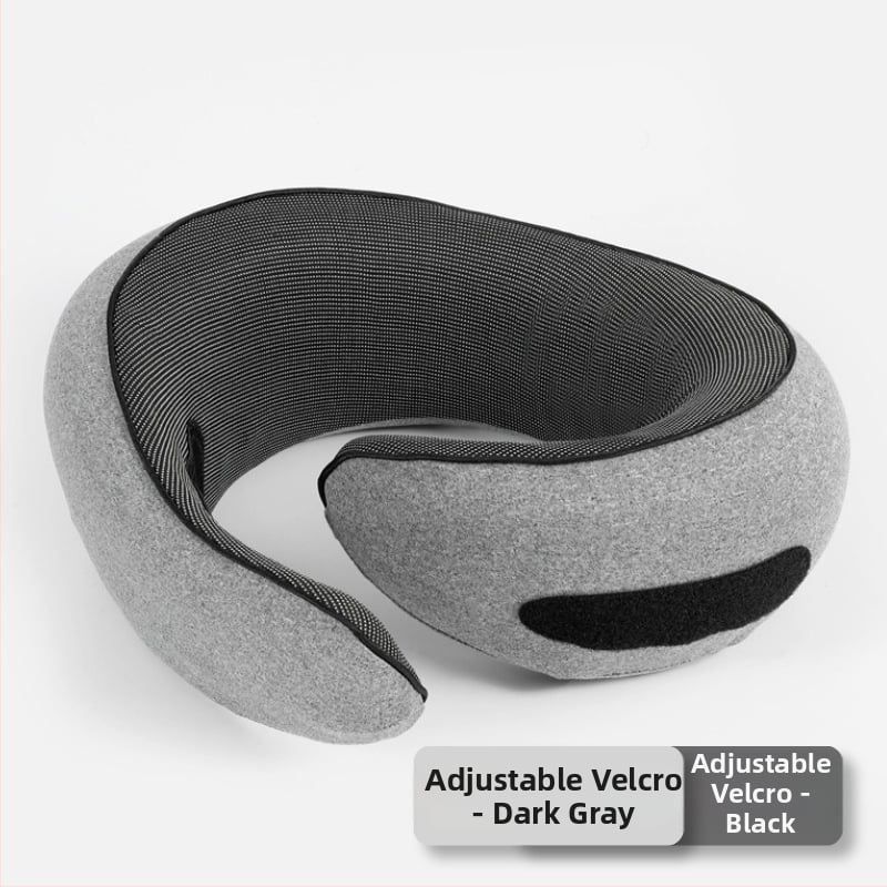 Αφρός μνήμης μαξιλάρι αυχένα ταξιδιού σε σχήμα U με κάλυμμα από μεταξωτό γάλα, μινιμαλιστικό στυλ, Σειρά Snail Pillow, για όλες τις ηλικίες