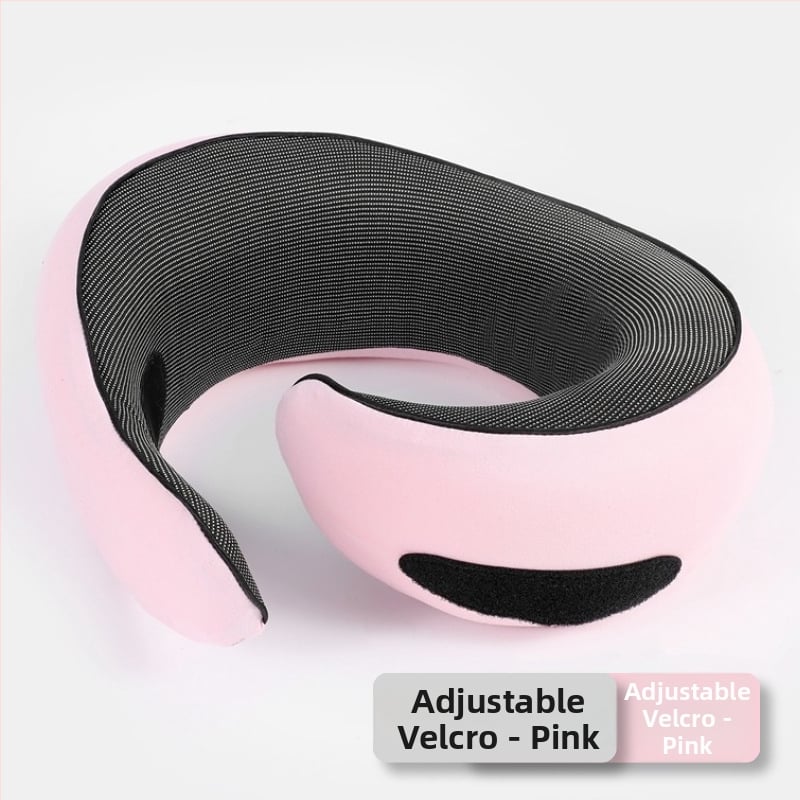 Αφρός μνήμης μαξιλάρι αυχένα ταξιδιού σε σχήμα U με κάλυμμα από μεταξωτό γάλα, μινιμαλιστικό στυλ, Σειρά Snail Pillow, για όλες τις ηλικίες