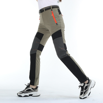 Pantalone za brzo sušenje za planinarenje – prozračne, vodootporne, lagane i rastezljive, unisex za odrasle