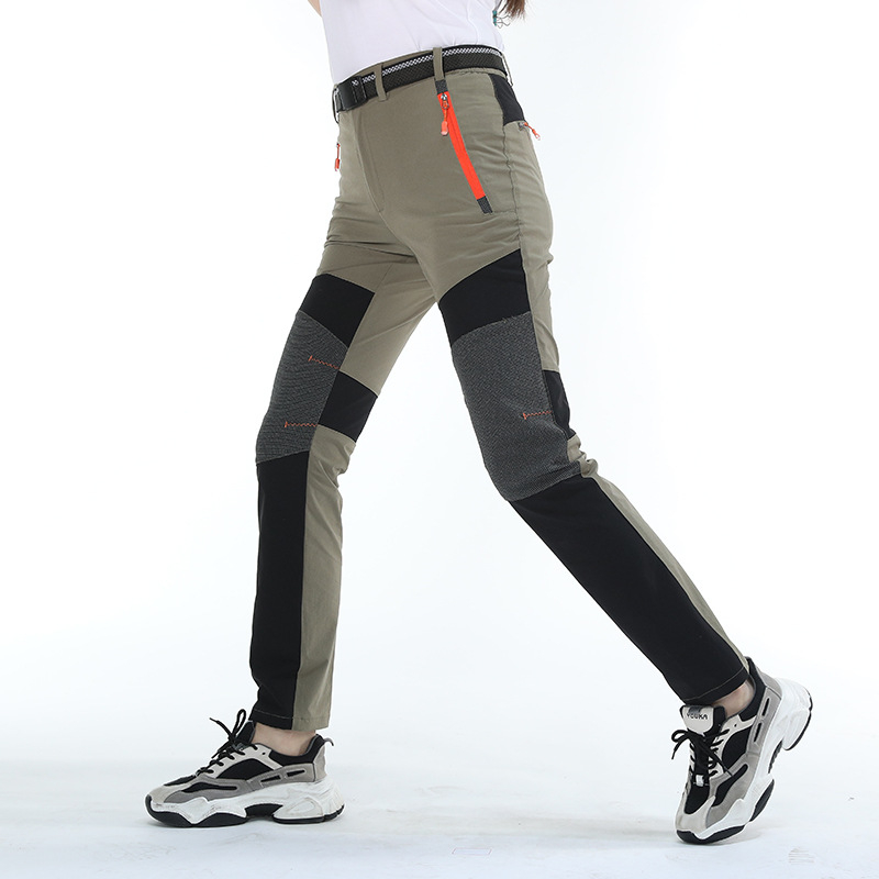 Pantalone za brzo sušenje za planinarenje – prozračne, vodootporne, lagane i rastezljive, unisex za odrasle
