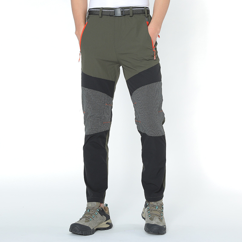 Pantalone za brzo sušenje za planinarenje – prozračne, vodootporne, lagane i rastezljive, unisex za odrasle