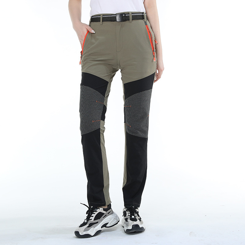Pantalone za brzo sušenje za planinarenje – prozračne, vodootporne, lagane i rastezljive, unisex za odrasle