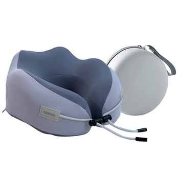 У-образна пътуваща възглавница за шията от паметна пяна с Ice Silk плат, за възрастни, бизнес стил