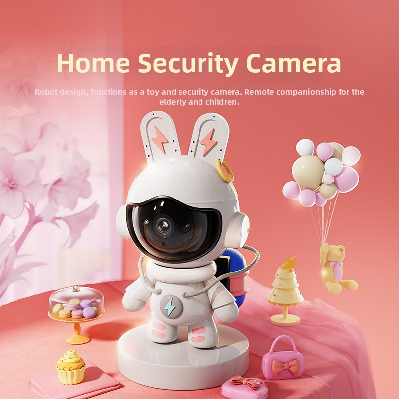 WiFi vnútorná kamera pre sledovanie bábätka s dvojcestnou komunikáciou, rozlíšenie 3MP/2K, nočné videnie do 10 m, detekcia pohybu