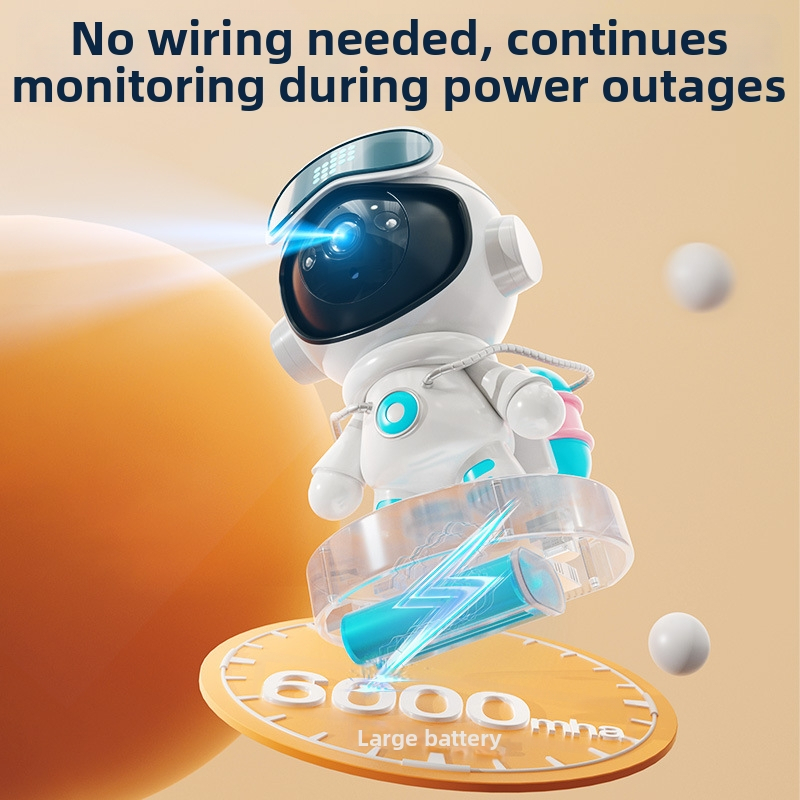 WiFi vnútorná kamera pre sledovanie bábätka s dvojcestnou komunikáciou, rozlíšenie 3MP/2K, nočné videnie do 10 m, detekcia pohybu