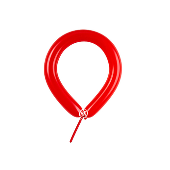 BKBALLOON latex balon – oblik magične trake, s logotipom Can