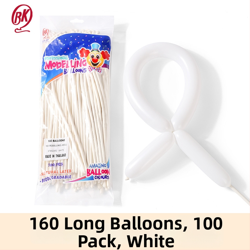BKBALLOON latex balon – oblik magične trake, s logotipom Can