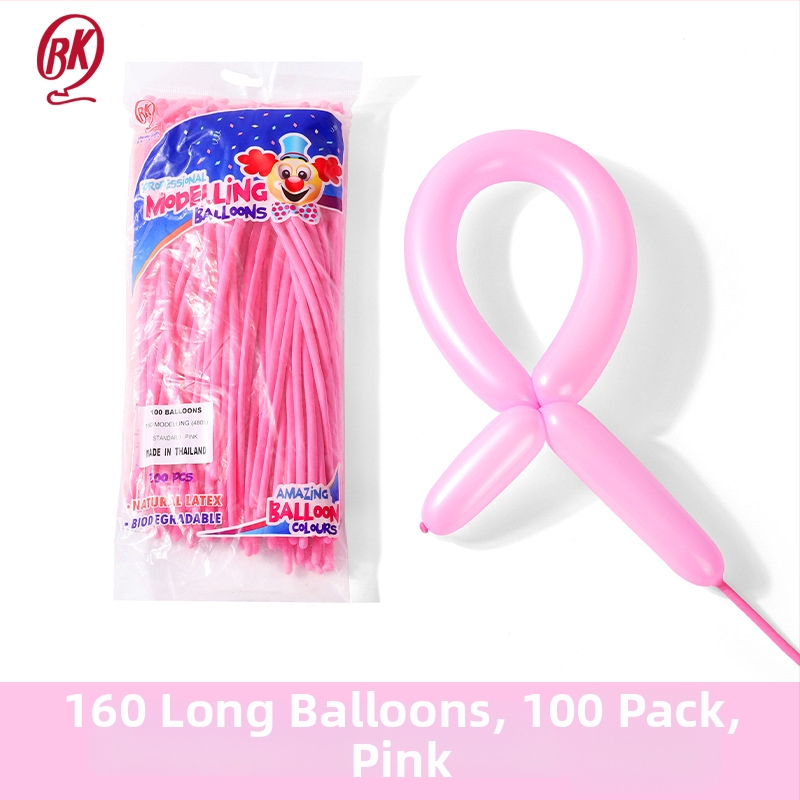BKBALLOON latex balon – oblik magične trake, s logotipom Can