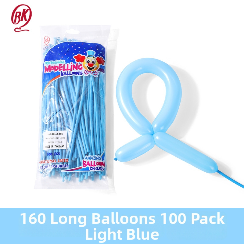 BKBALLOON latex balon – oblik magične trake, s logotipom Can