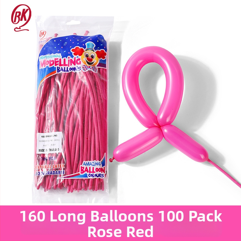 BKBALLOON latex balon – oblik magične trake, s logotipom Can