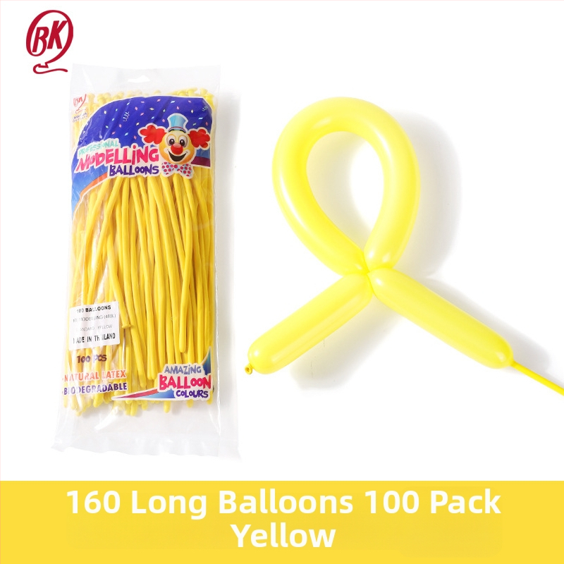 BKBALLOON latex balon – oblik magične trake, s logotipom Can