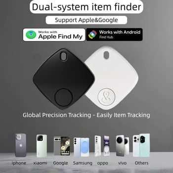 Globalni lokator za praćenje, model S1 dvostrukog sustava, kompatibilan s iOS-om, neograničena udaljenost, baterija 225 mAh, ABS kućište, snimanje fotografija