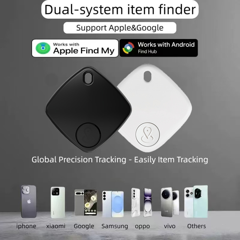 Globalni lokator za praćenje, model S1 dvostrukog sustava, kompatibilan s iOS-om, neograničena udaljenost, baterija 225 mAh, ABS kućište, snimanje fotografija