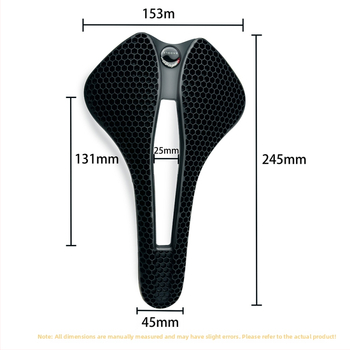 Σέλα ποδηλάτου BALUGOE BLS-01, PA υλικό, 3D κοιλότητα, αναπνεύσιμη, φωτιζόμενη στο σκοτάδι, κατάλληλη για τυπικά ποδήλατα