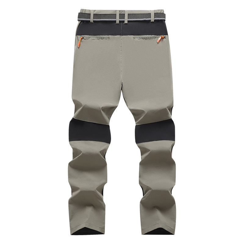 Pantalone za brzo sušenje s četverostrukim rastezanjem za outdoor aktivnosti, prozračne, lagane, unisex, za biciklizam i ribolov, tkanina smjesa kemijskih vlakana