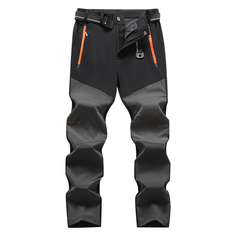 Pantalone za brzo sušenje s četverostrukim rastezanjem za outdoor aktivnosti, prozračne, lagane, unisex, za biciklizam i ribolov, tkanina smjesa kemijskih vlakana