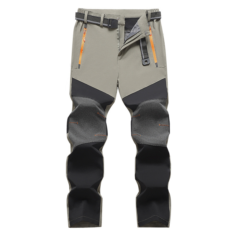 Pantalone za brzo sušenje s četverostrukim rastezanjem za outdoor aktivnosti, prozračne, lagane, unisex, za biciklizam i ribolov, tkanina smjesa kemijskih vlakana