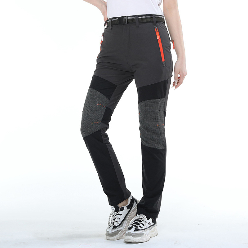 Pantalone za brzo sušenje s četverostrukim rastezanjem za outdoor aktivnosti, prozračne, lagane, unisex, za biciklizam i ribolov, tkanina smjesa kemijskih vlakana