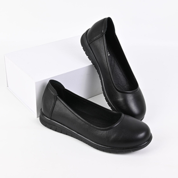 Ženske slip-on kancelarijske tenisice, okrugla vrh, vamp od mikrovlakna, gumeni đon, plosna peta
