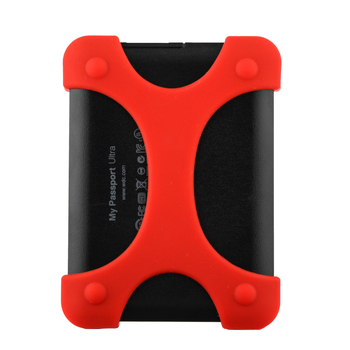 X1 Silikonska zaštitna navlaka za prijenosni tvrdi disk, otporna na udarce i padove; Materijal: silikon; Kompatibilan: prijenosni tvrdi disk