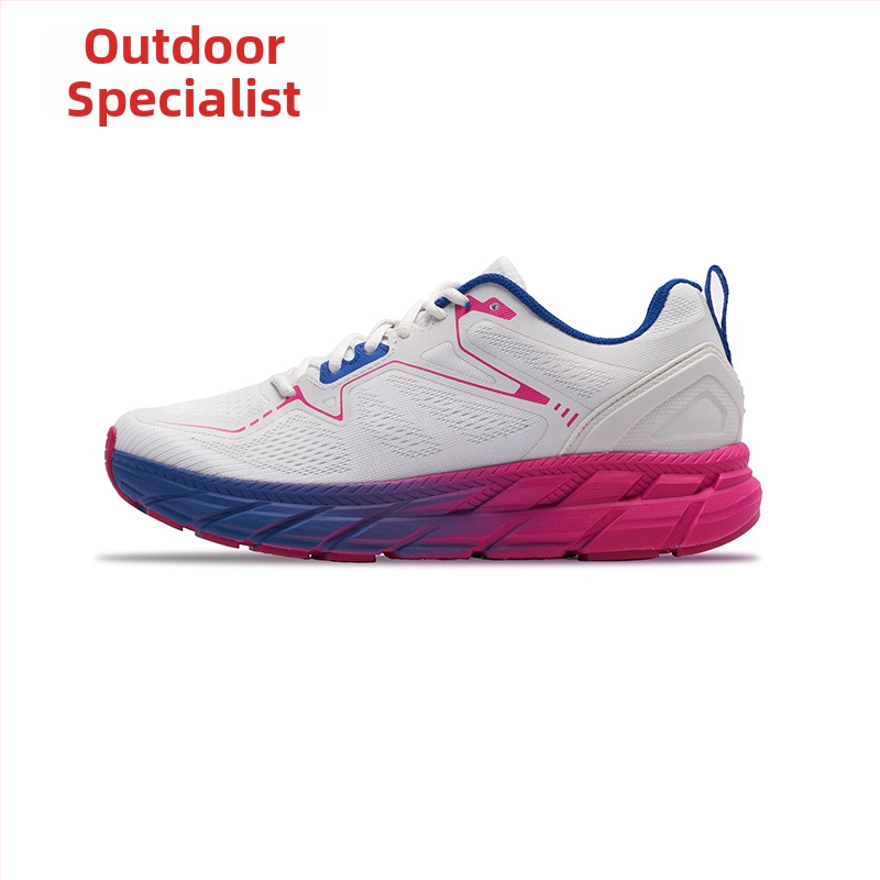 Унисекс офроуд обувки за бягане с дишащо горнище от мрежа, противоплъзгаща гумена подметка, EVA средна подметка, нисък глезен, височина на петата 3–5 см