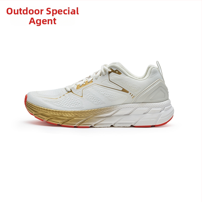 Унисекс офроуд обувки за бягане с дишащо горнище от мрежа, противоплъзгаща гумена подметка, EVA средна подметка, нисък глезен, височина на петата 3–5 см