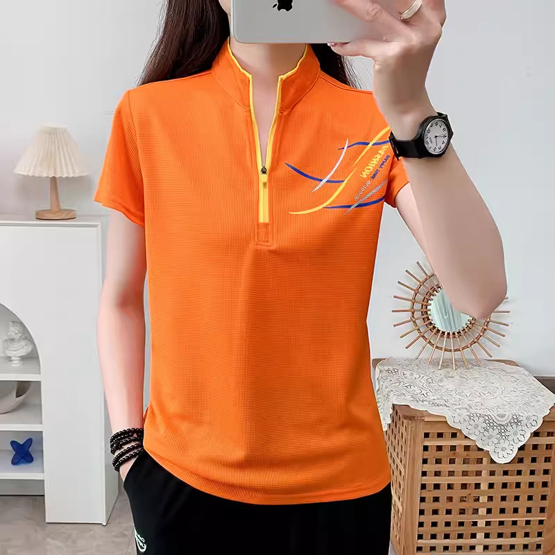 Brzo sušeći T-shirt s dugim rukavima – prozračan, odvodi znoj, poliester, za žene