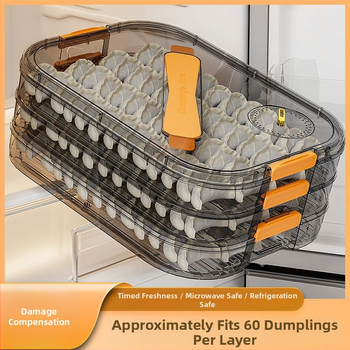 Meihong PP kutija za knedle, prehrambene kvalitete, zatvorena za zamrzavanje, kućna upotreba, model 1010788978