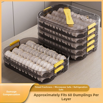 Meihong PP kutija za knedle, prehrambene kvalitete, zatvorena za zamrzavanje, kućna upotreba, model 1010788978