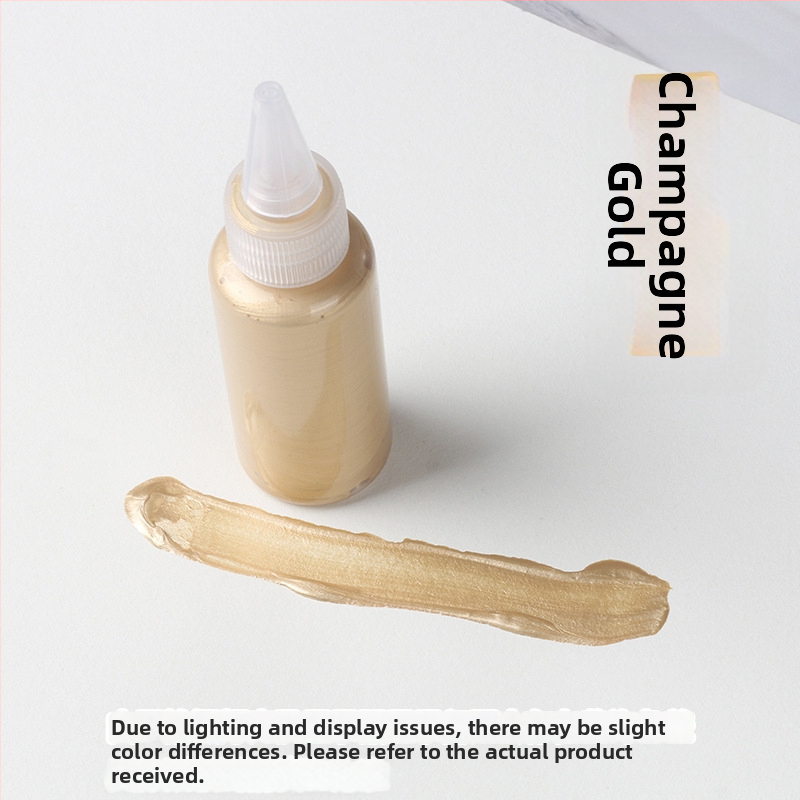 Akrilový pigment s kovovým leskom, sada 15 fľaštičiek, vodotesný, na farbenie, graffiti a pozlátenie stien