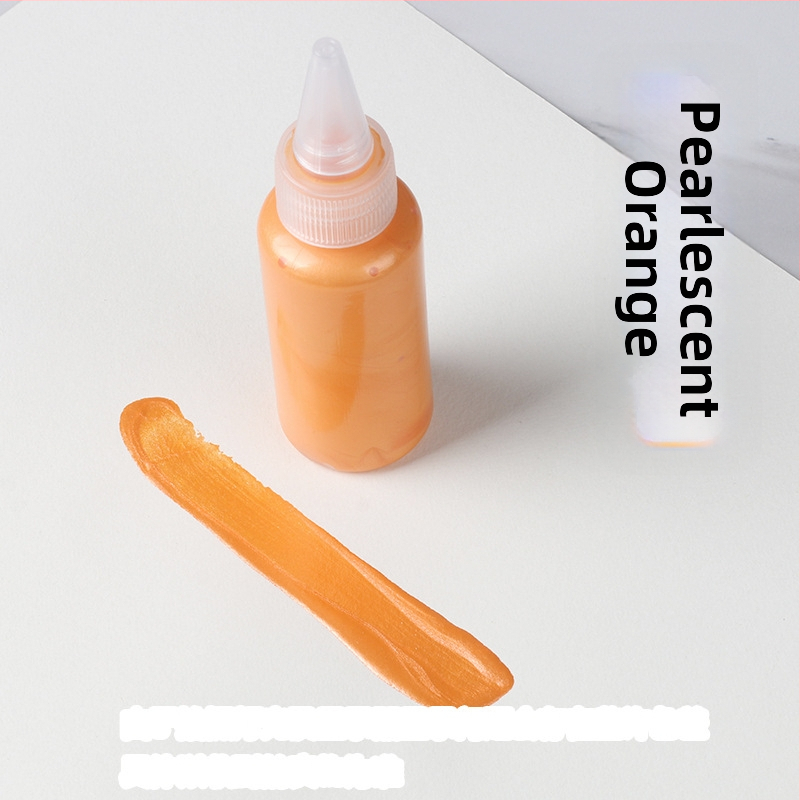 Akrilový pigment s kovovým leskom, sada 15 fľaštičiek, vodotesný, na farbenie, graffiti a pozlátenie stien