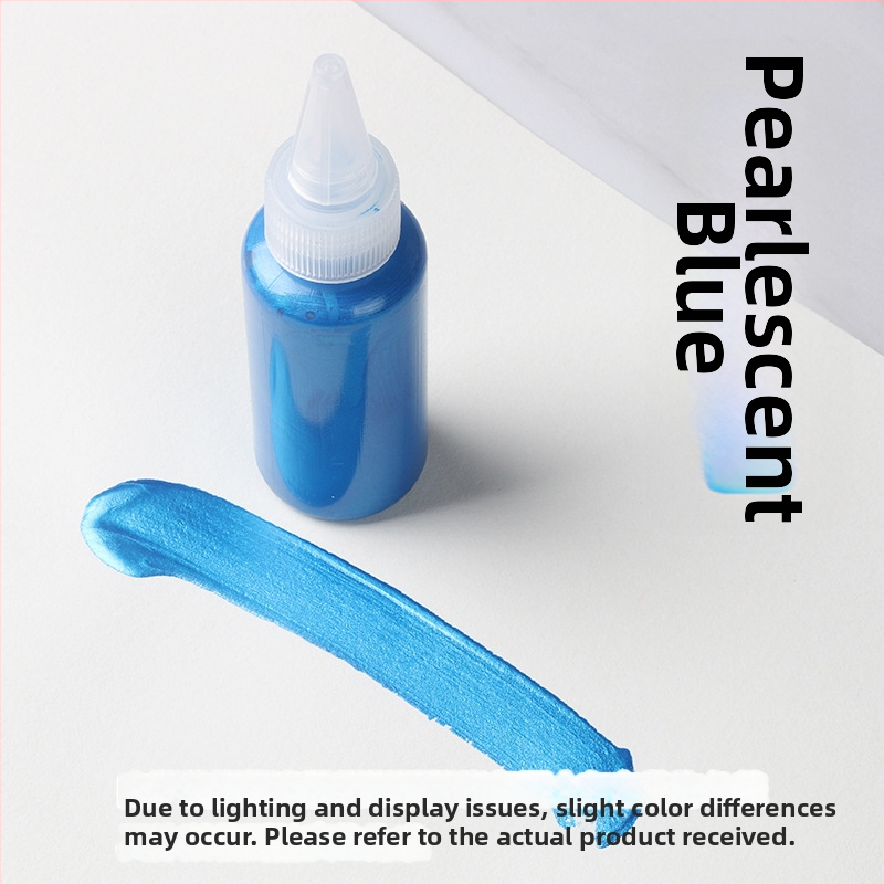 Akrilový pigment s kovovým leskom, sada 15 fľaštičiek, vodotesný, na farbenie, graffiti a pozlátenie stien