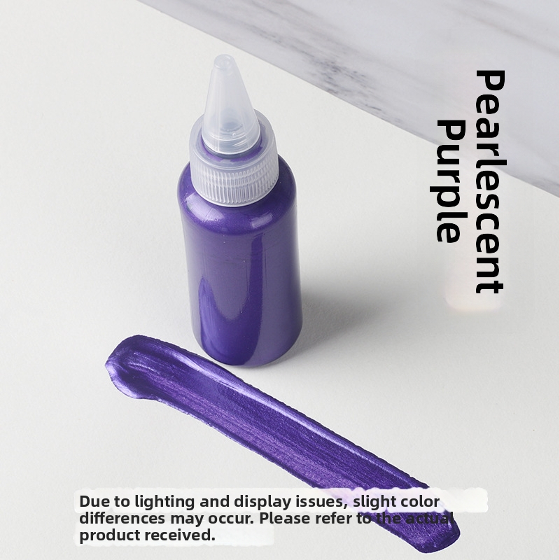 Akrilový pigment s kovovým leskom, sada 15 fľaštičiek, vodotesný, na farbenie, graffiti a pozlátenie stien