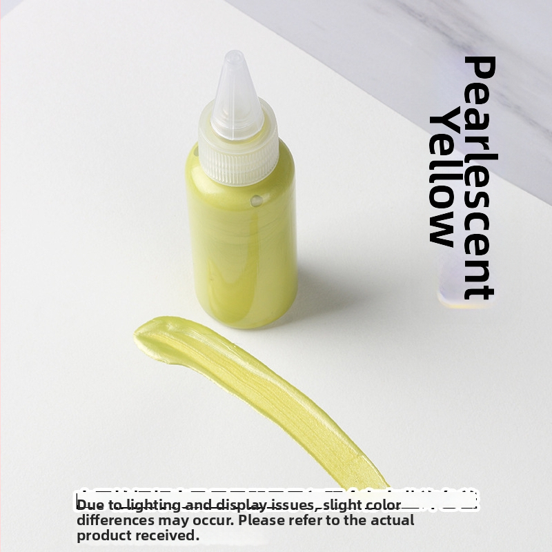 Akrilový pigment s kovovým leskom, sada 15 fľaštičiek, vodotesný, na farbenie, graffiti a pozlátenie stien