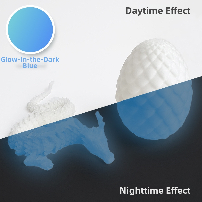 3D ispisani set ukrasa s dragonim jajetom — oblici zmaja i jajeta, PLA materijal, moderna umjetnost, prilagodljivo