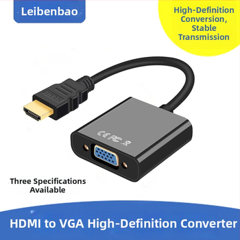 HDMI na VGA adapter s zvukom, 1080P napajani video pretvarač za PC/TV/projektor