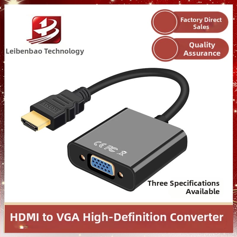 HDMI na VGA adapter s zvukom, 1080P napajani video pretvarač za PC/TV/projektor