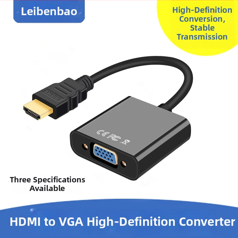 HDMI na VGA adapter s zvukom, 1080P napajani video pretvarač za PC/TV/projektor