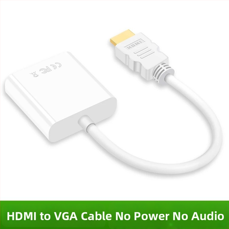 HDMI na VGA adapter s zvukom, 1080P napajani video pretvarač za PC/TV/projektor