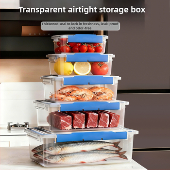 Kutija za skladištenje hrane s poklopcem, prozirna, PP, DeWeichi, artikl 001, model prozirni, podrijetlo Šangaj