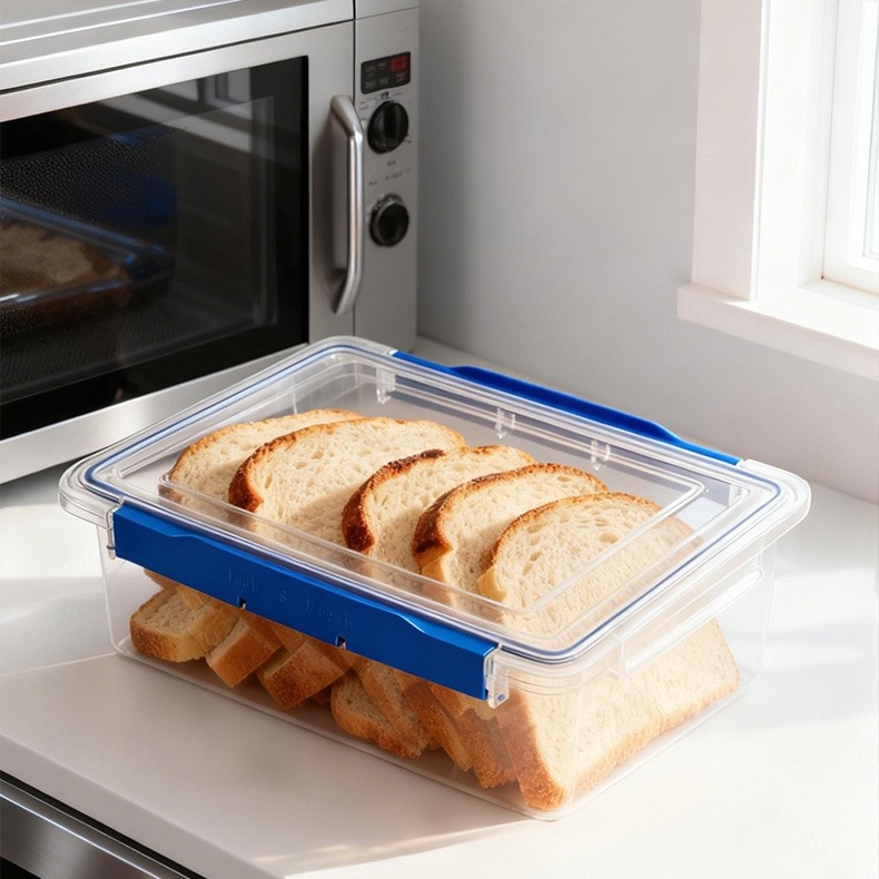 Kutija za skladištenje hrane s poklopcem, prozirna, PP, DeWeichi, artikl 001, model prozirni, podrijetlo Šangaj