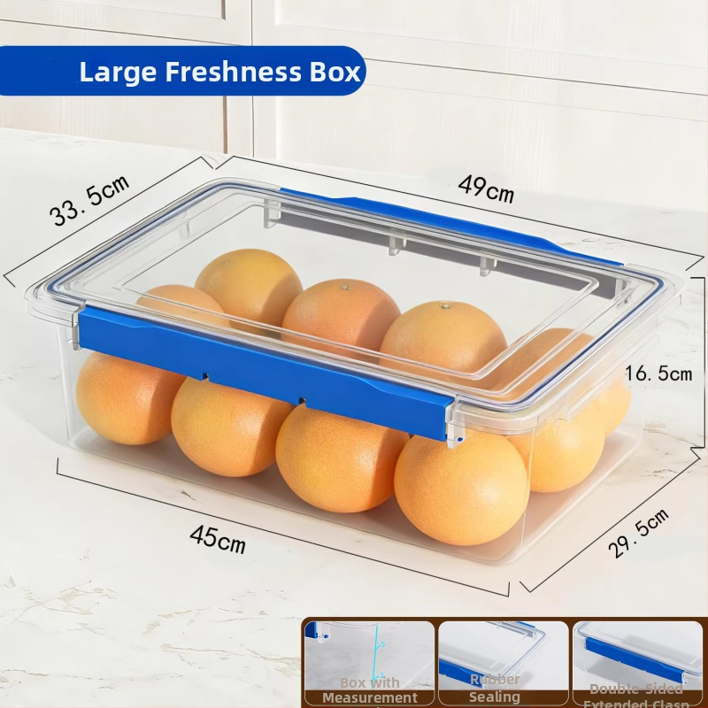 Kutija za skladištenje hrane s poklopcem, prozirna, PP, DeWeichi, artikl 001, model prozirni, podrijetlo Šangaj