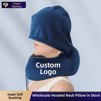 Μαξιλάρι λαιμού σχήματος U με μνήμης αφρό, υπερελαστικό και απαλό ύφασμα, μοντέρνο μινιμαλιστικό στυλ, κατάλληλο για ενήλικες