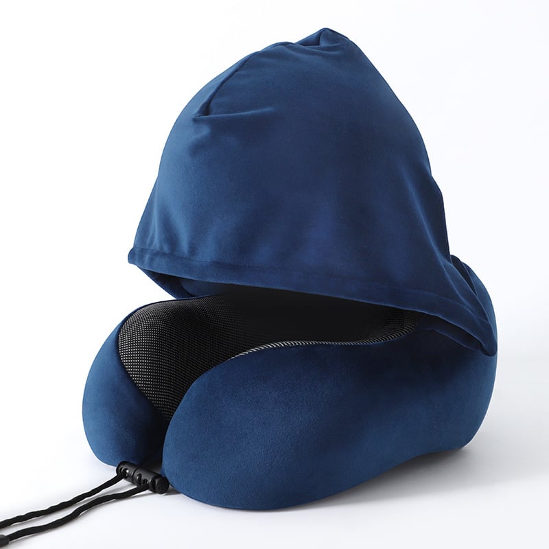 Μαξιλάρι λαιμού σχήματος U με μνήμης αφρό, υπερελαστικό και απαλό ύφασμα, μοντέρνο μινιμαλιστικό στυλ, κατάλληλο για ενήλικες