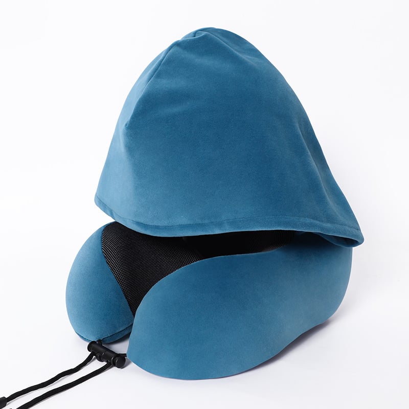 Μαξιλάρι λαιμού σχήματος U με μνήμης αφρό, υπερελαστικό και απαλό ύφασμα, μοντέρνο μινιμαλιστικό στυλ, κατάλληλο για ενήλικες